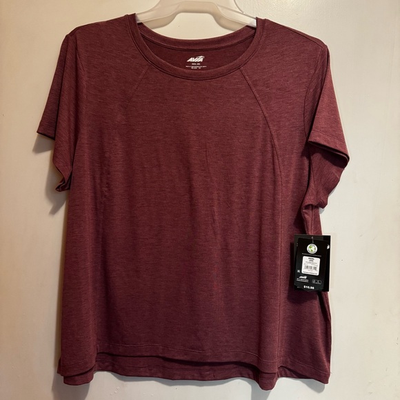 Avia Commuter SS Tees XXXL 22, Elegant Mauve, Black Soot NWT set of 2 - Picture 2 of 13